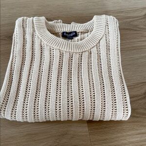 Splendid Cream Knit Top